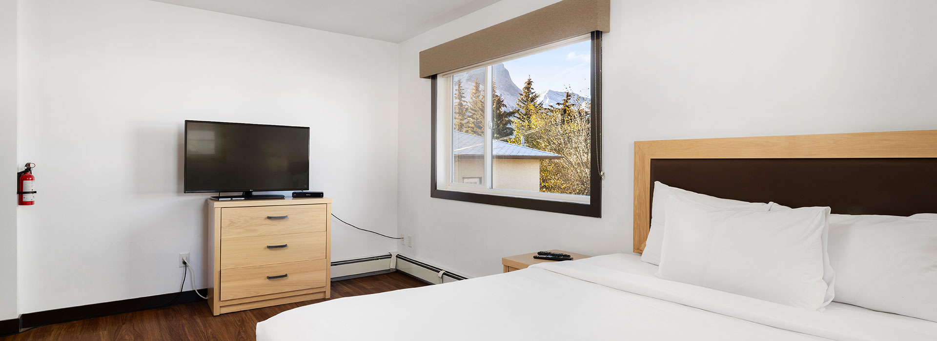 Studio with one queen bed